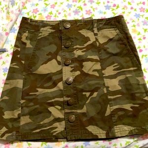 Camouflage skirt